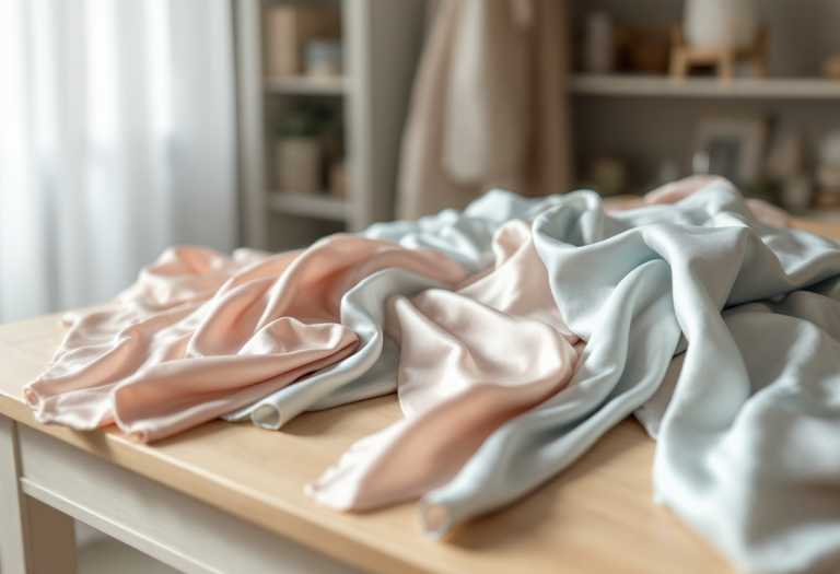 Immagine che mostra come prendersi cura della seta