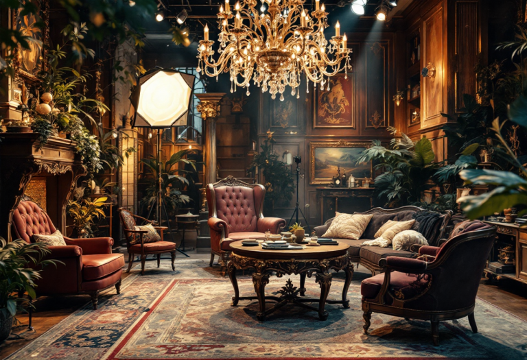 Isabella Ferrari in un momento di riflessione artistica