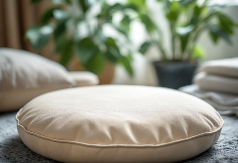 Immagine di una persona che medita in un ambiente sereno