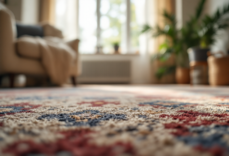 Foglie di alloro utilizzate per la pulizia dei tappeti