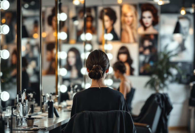 Belen Rodriguez con un nuovo look che simboleggia rinascita