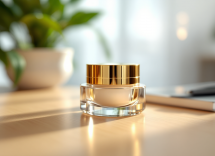 Crema anti-age coreana in un elegante flacone