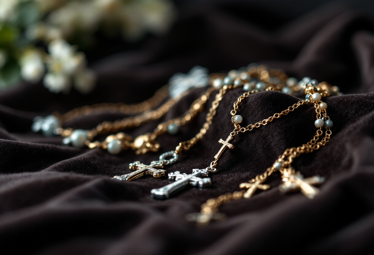 eleganza dei da Donnemagazine.it l eleganza dei gioielli religiosi nel mondo della moda