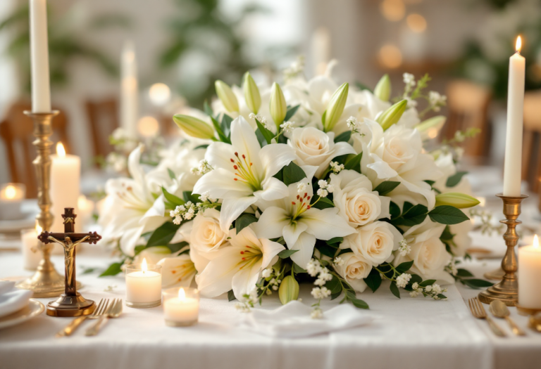 Regali per battesimo con simboli di amore e tradizione