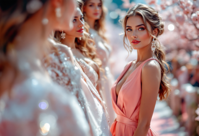 Matilda De Angelis in un elegante abito alla premiere