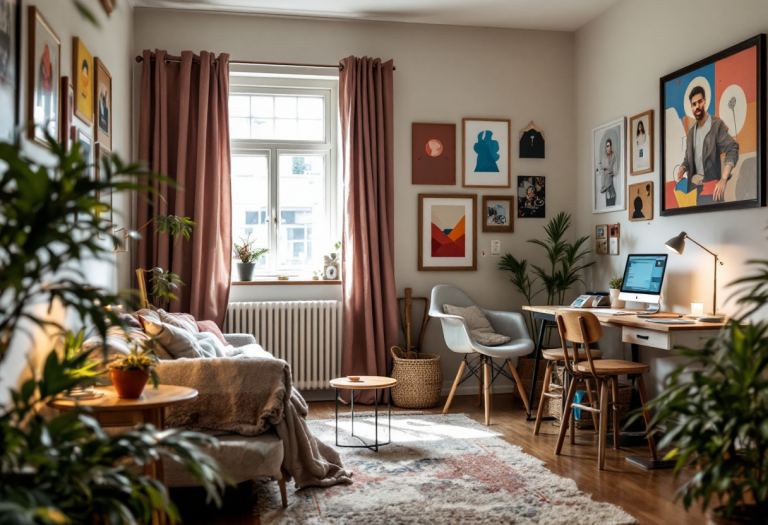 Studenti che scelgono un alloggio per vacanza studio