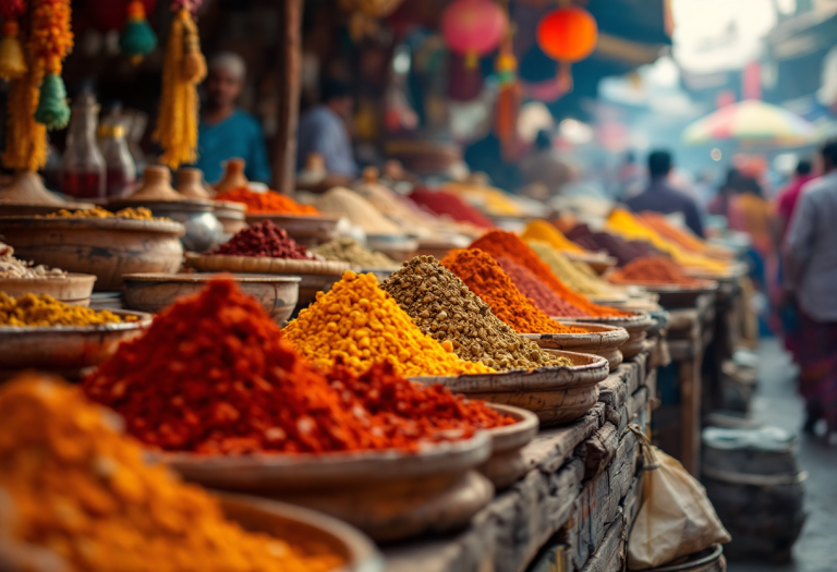 Selvaggia Lucarelli e Lorenzo Biagiarelli durante il viaggio in India