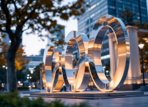 Serena Autieri durante il disvelamento delle torce olimpiche