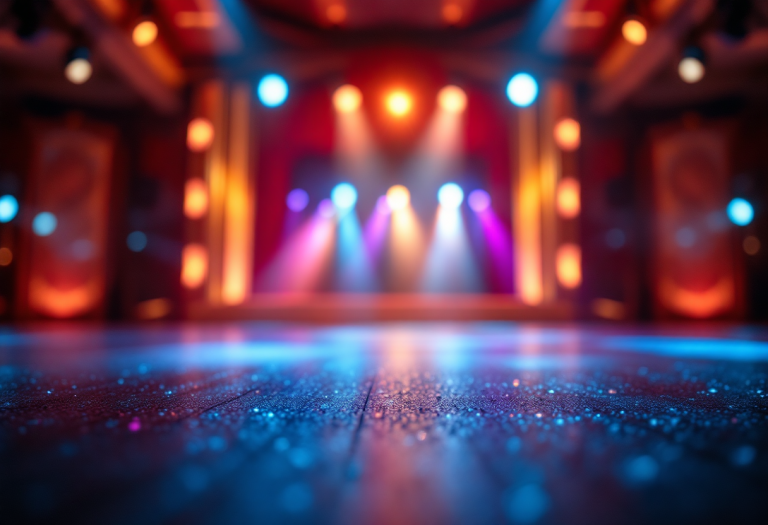 Valeria Marini durante una scena di Ne vedremo delle belle