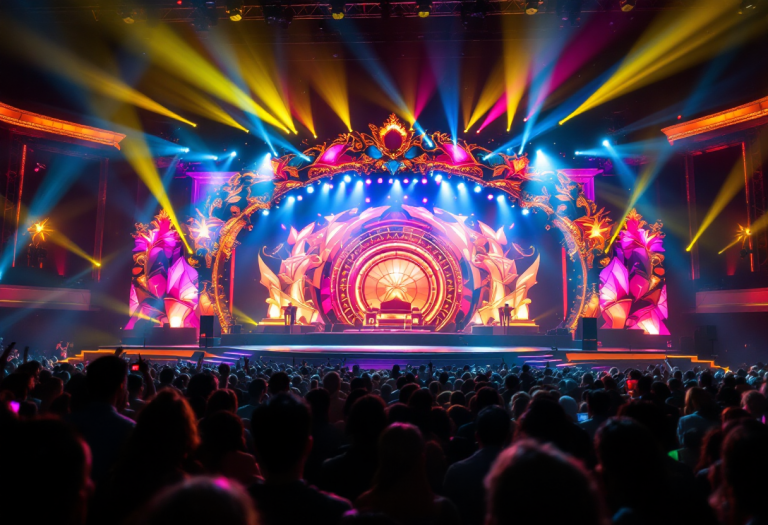 Artisti sul palco dell'Eurovision 2025 con emozioni e stile