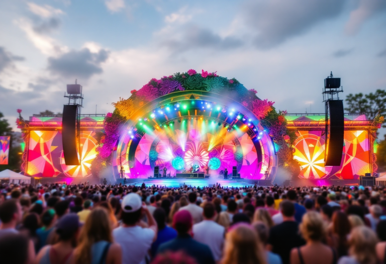 Artisti sul palco dell'Eurovision Song Contest 2025 a Basilea