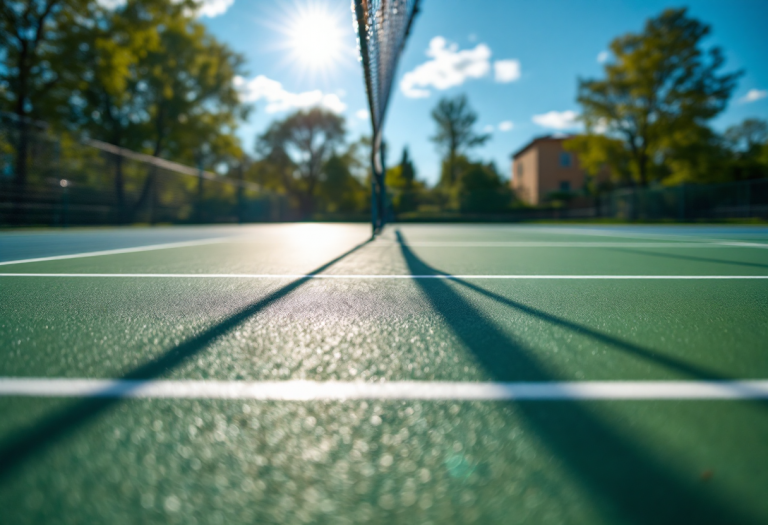 Lorenzo Musetti e Veronica Confalonieri insieme sul campo da tennis