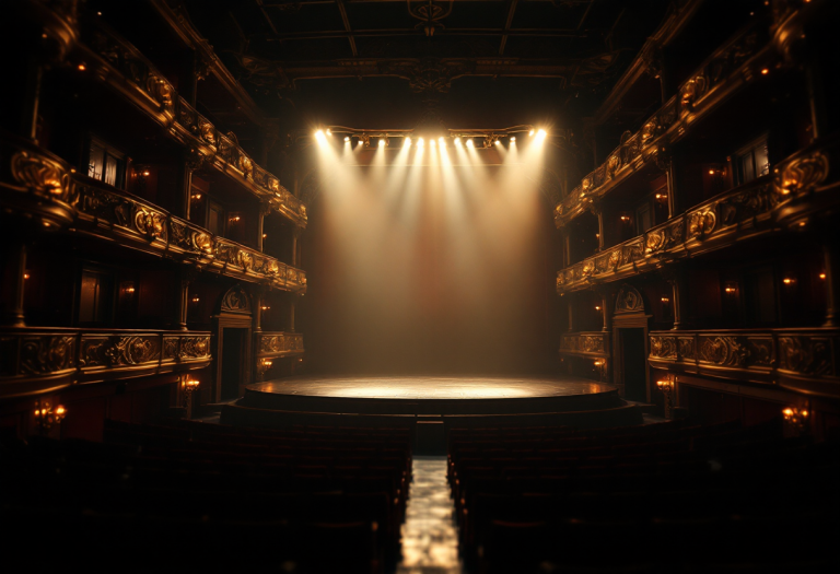 Mariangela D'Abbraccio in un momento di recitazione intensa