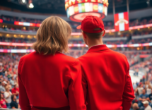 taylor swift e travis kelce sorprendono al 2025 stanley cup final con il loro look coordinato 1749779157