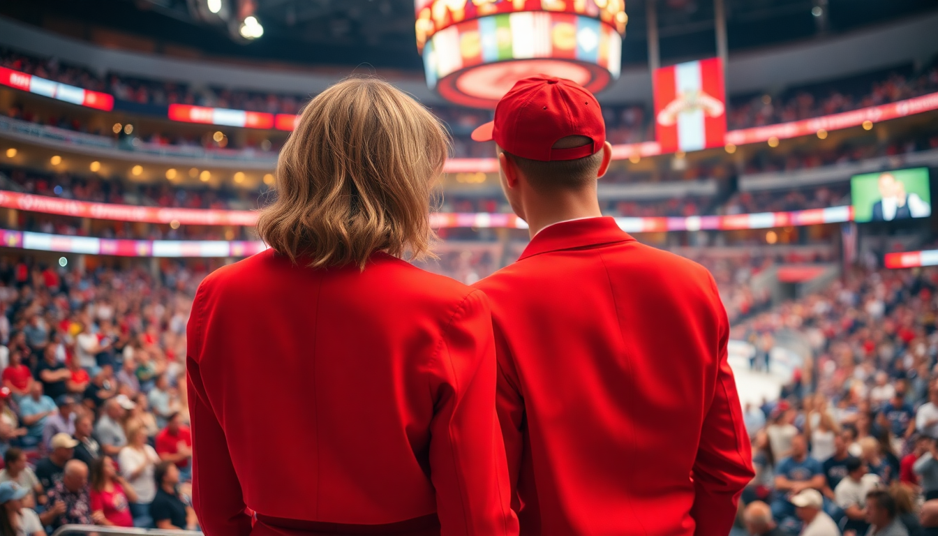 Taylor Swift e Travis Kelce sorprendono al 2025 Stanley Cup Final con il loro look coordinato Taylor Swift e Travis Kelce sorprendono al 2025 Stanley Cup Final con il loro look coordinato