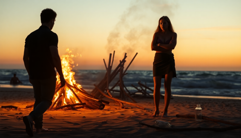 marco e denise la tensione che esplode al falo di temptation island 1753321937