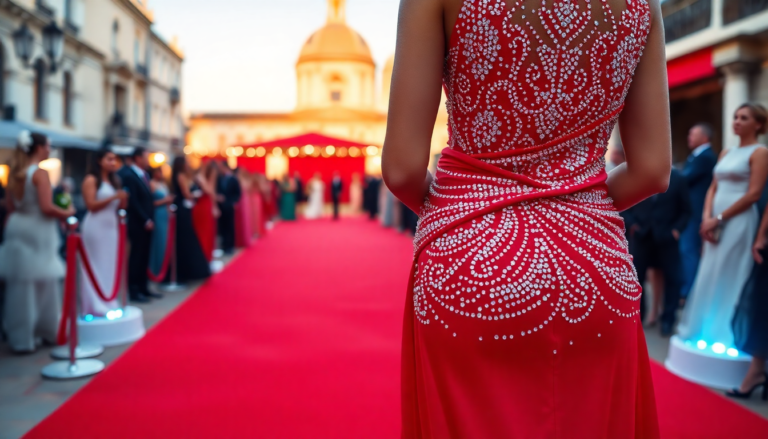 leleganza di elettra lamborghini sul red carpet di venezia python 1756839461