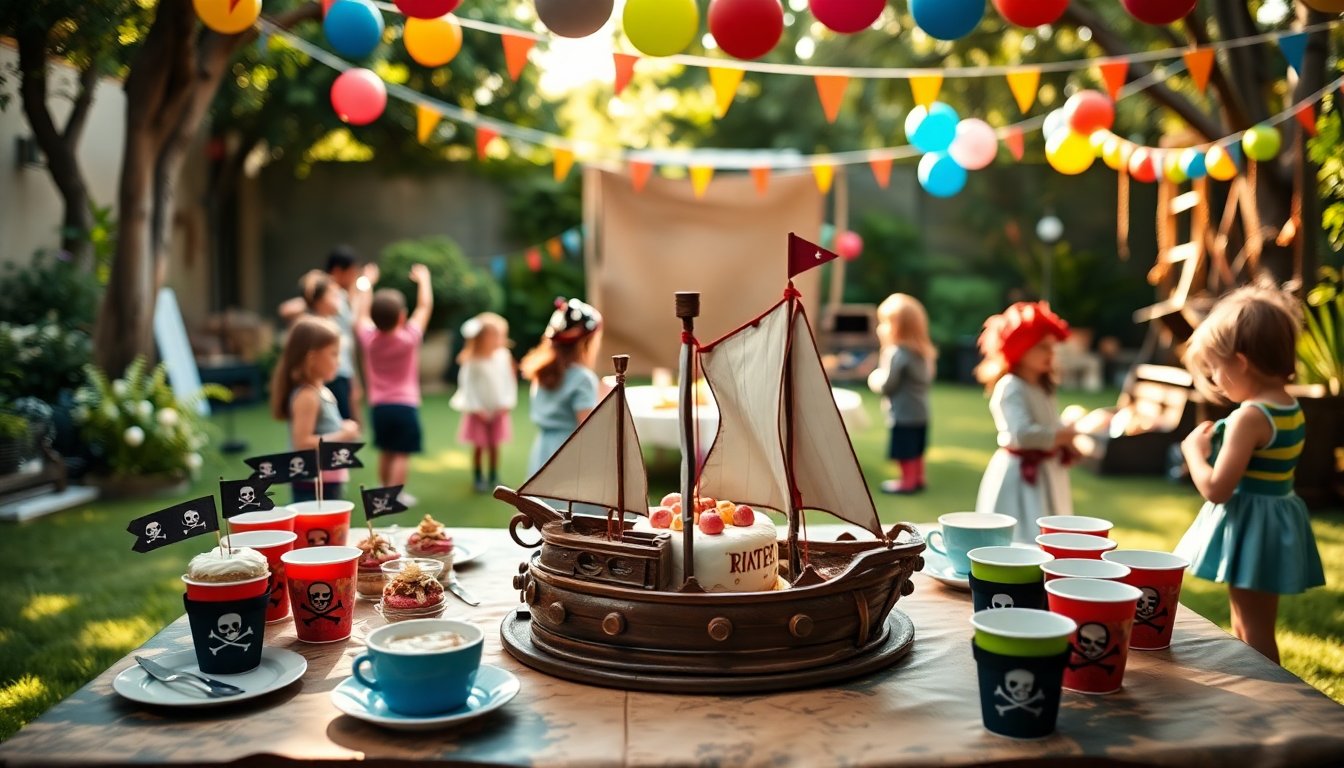 Compleanno a Tema Pirati: La Festa Indimenticabile di Ethan e Achille con Rosa Perrotta e Pietro Tartaglione