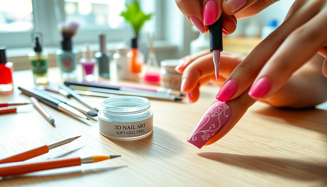 Gel per Nail Art 3D Soft: Il Segreto per Unghie Artistiche Perfette