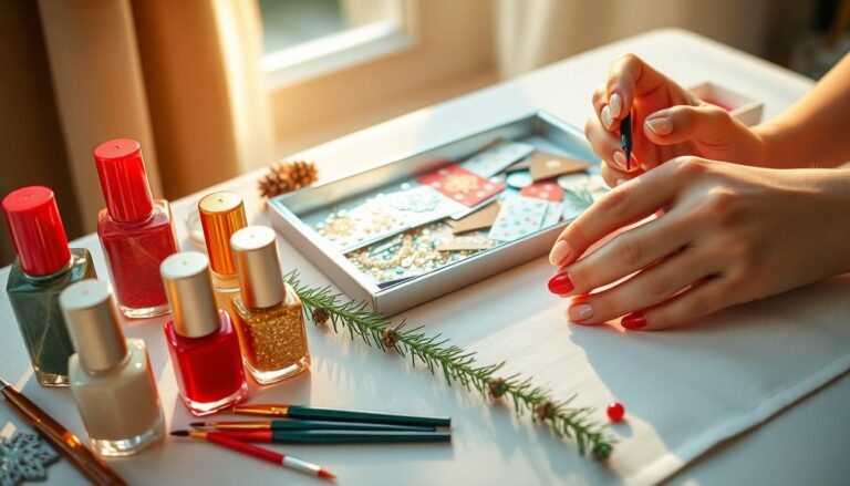 idee di nail art e colori festivi per un natale brillante 1762415030
