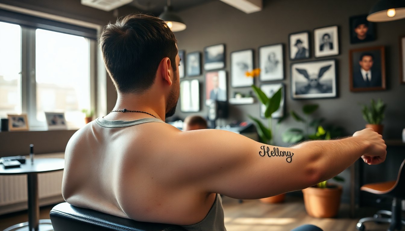 Ignazio Moser si fa tatuare il nome della figlia appena nata Ignazio Moser si fa tatuare il nome della figlia appena nata