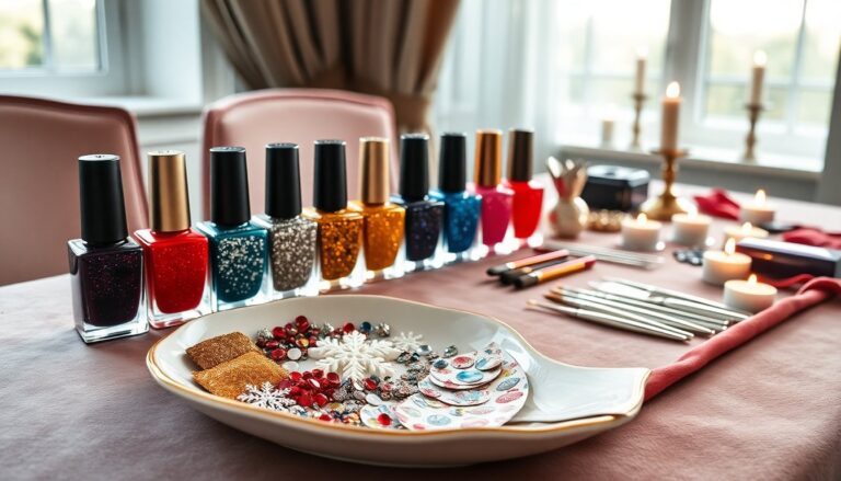 idee di nail art festive per brillare durante le feste 1764962445