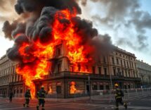 incendio in centro citta evacuazione e danni ingenti 1766466385