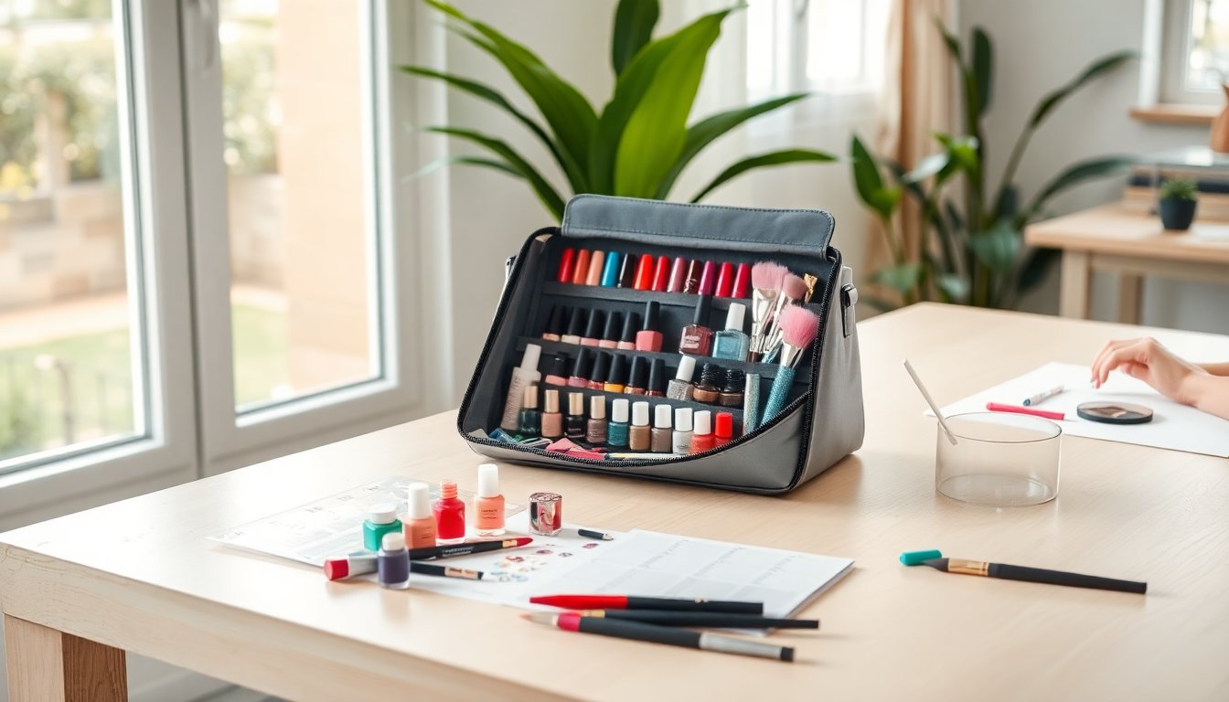 borsa trasformabile per nail art il kit di bellezza portatile indispensabile 1769638201