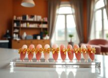 charm fiocchi oro laccessorio perfetto per una nail art elegante e chic 1768024965