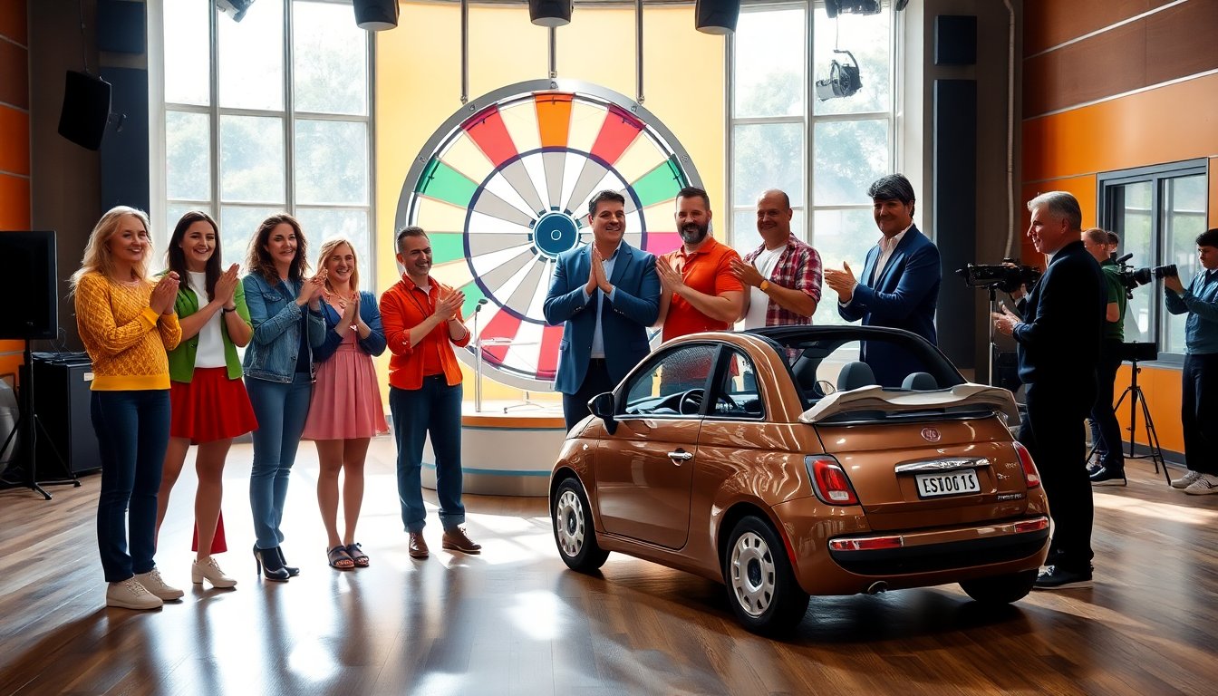 gerry scotti presenta la ruota dei campioni con sorprese e stile 1768603985