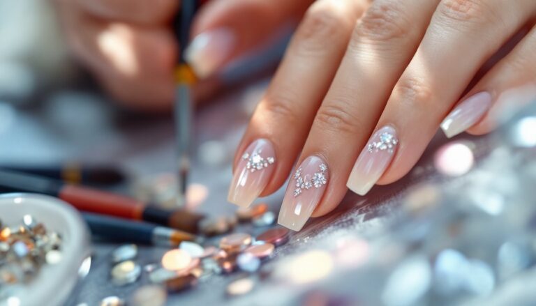 rendi unica la tua nail art con strass trasparenti e brillantini 1768689250