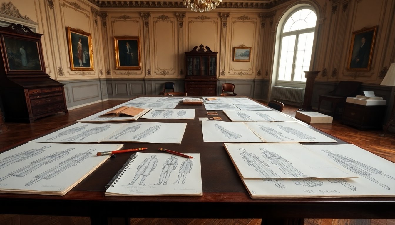 mostra visioni di moda a palazzo san giacomo i figurini di giancarlo utili 1772066742