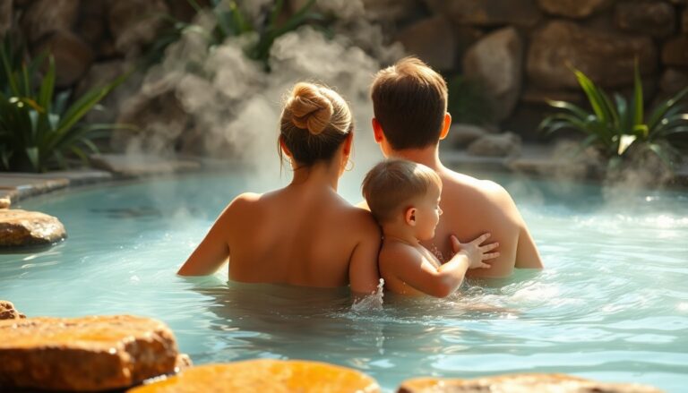 samantha de grenet e il marito si rilassano alle terme con il figlio brando 1770789828