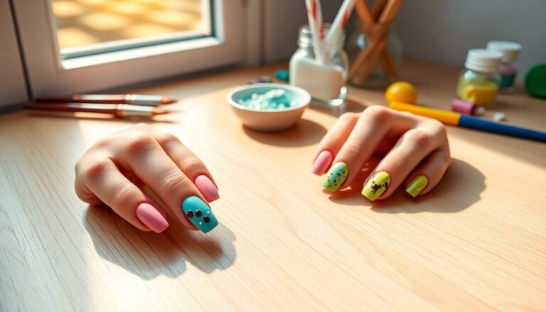 tutorial di nail art ispirato ai gelati idee colorate e creativi 1770404410