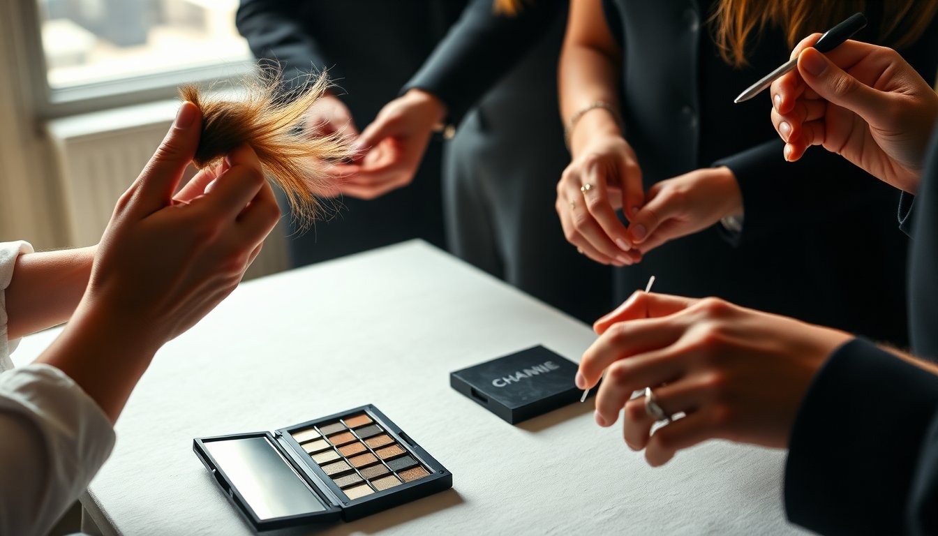 come capelli e trucco hanno raccontato moschino e roberto cavalli mentre chanel dialogava con vogue 1772947166