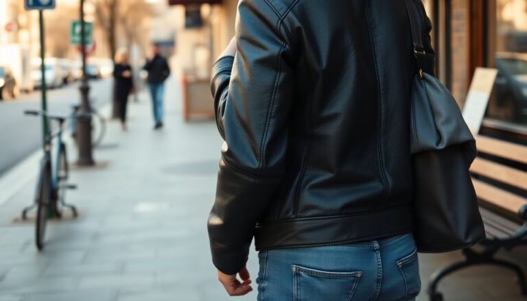 giacca in pelle e jeans come rinnovare il classico per la stagione di passaggio 1772608800