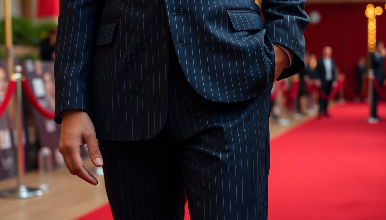 harry styles ai brit awards 2026 completo gessato chanel e ballerine nere come firma stilistica 1772349561