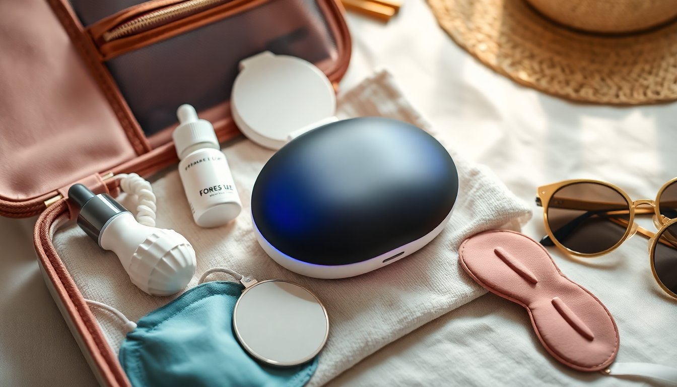 maschera led da viaggio foreo ufo 3 go compatta potente e ideale per il glow 1774341699