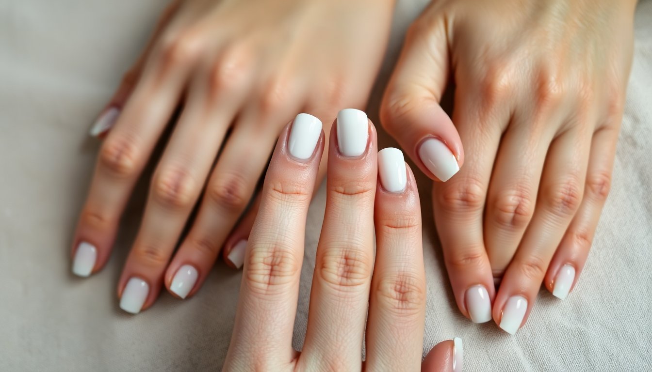 smalto semipermanente milky white per manicure naturale e resistente 1773346705